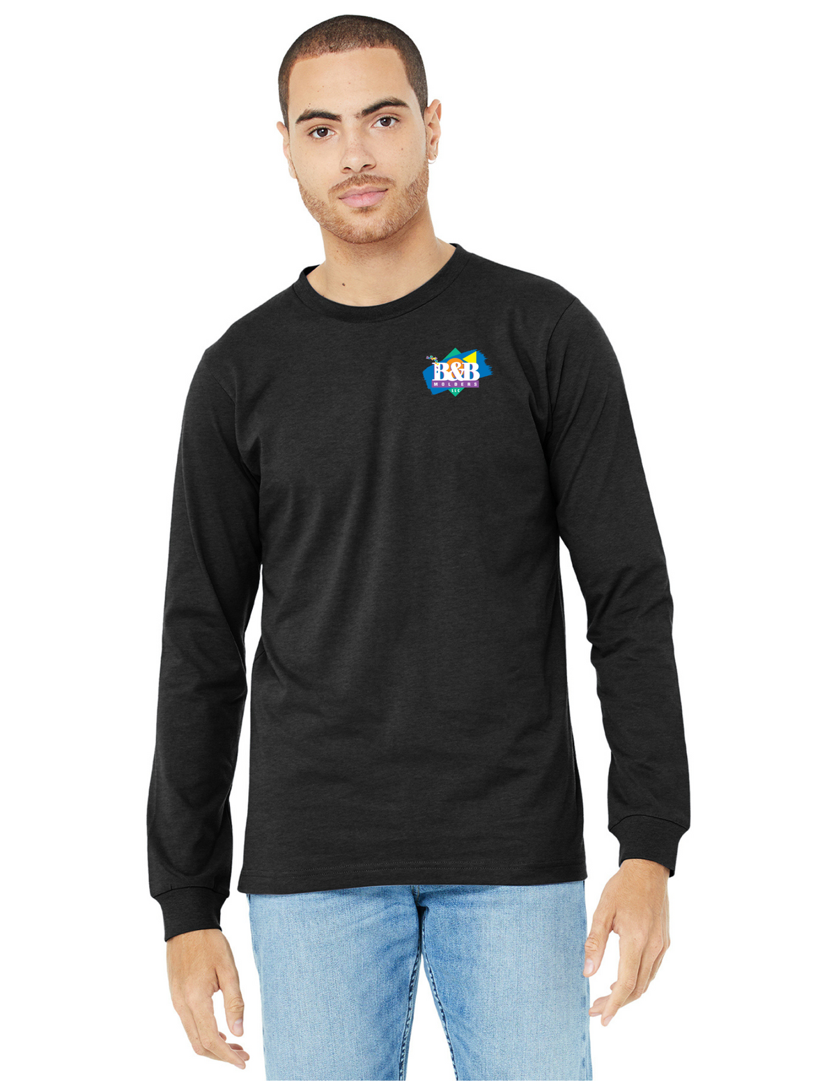 BELLA+CANVAS® Unisex Heather CVC Long Sleeve Tee