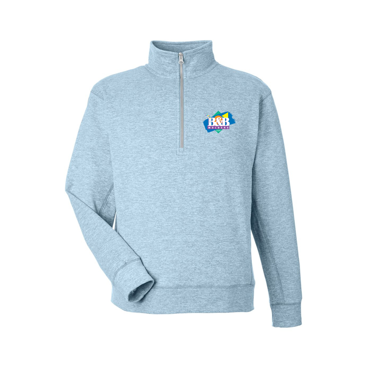 J. America Unisex Electric Fleece Quarter-Zip Sweatshirt