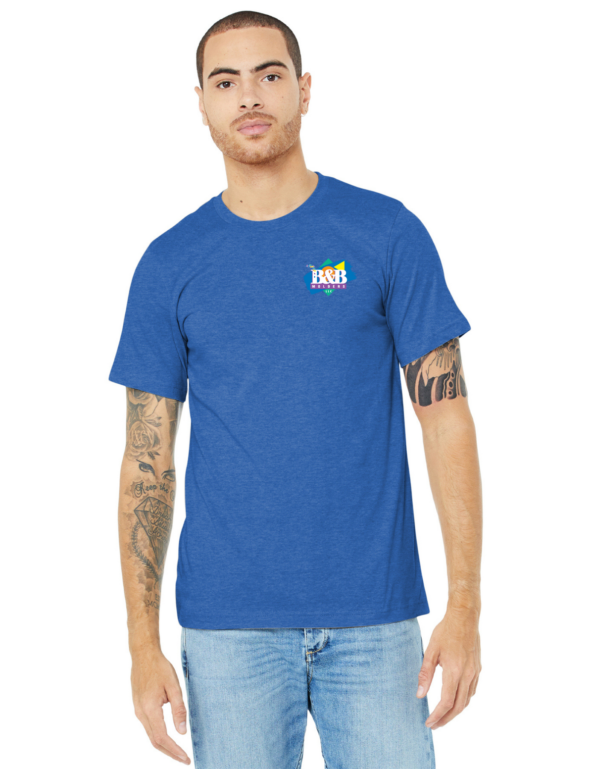 BELLA+CANVAS ® Unisex Heather CVC Short Sleeve Tee