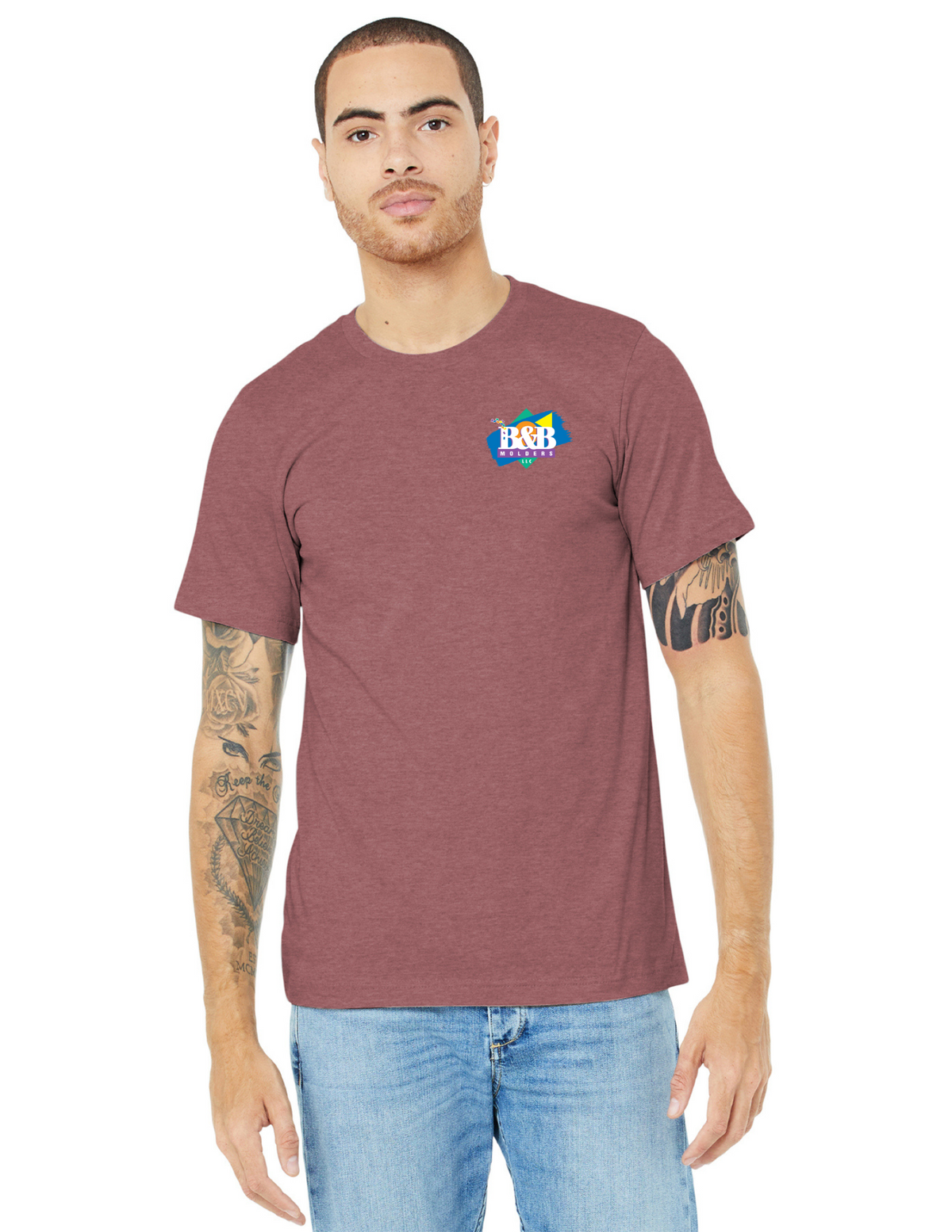 BELLA+CANVAS ® Unisex Heather CVC Short Sleeve Tee