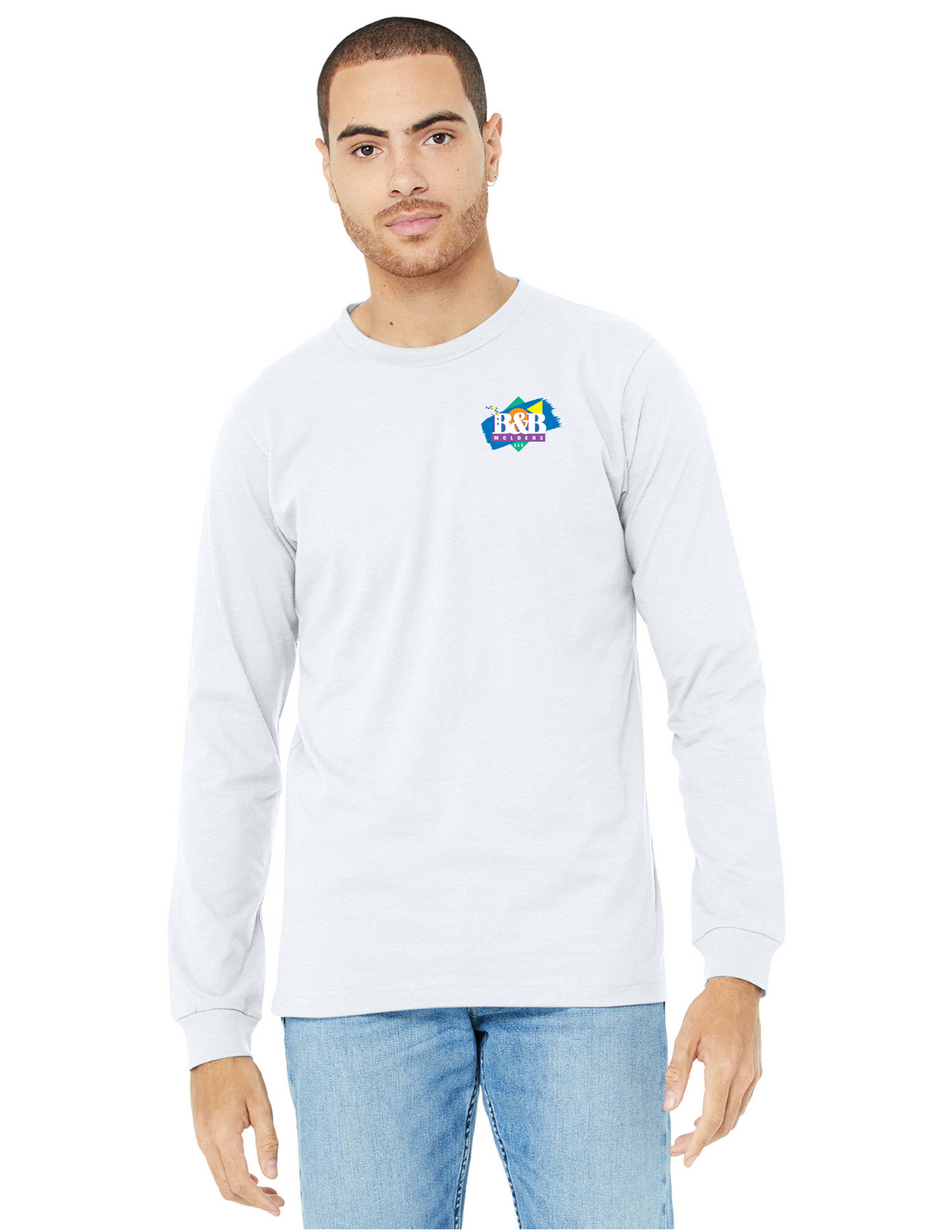 BELLA+CANVAS® Unisex Heather CVC Long Sleeve Tee