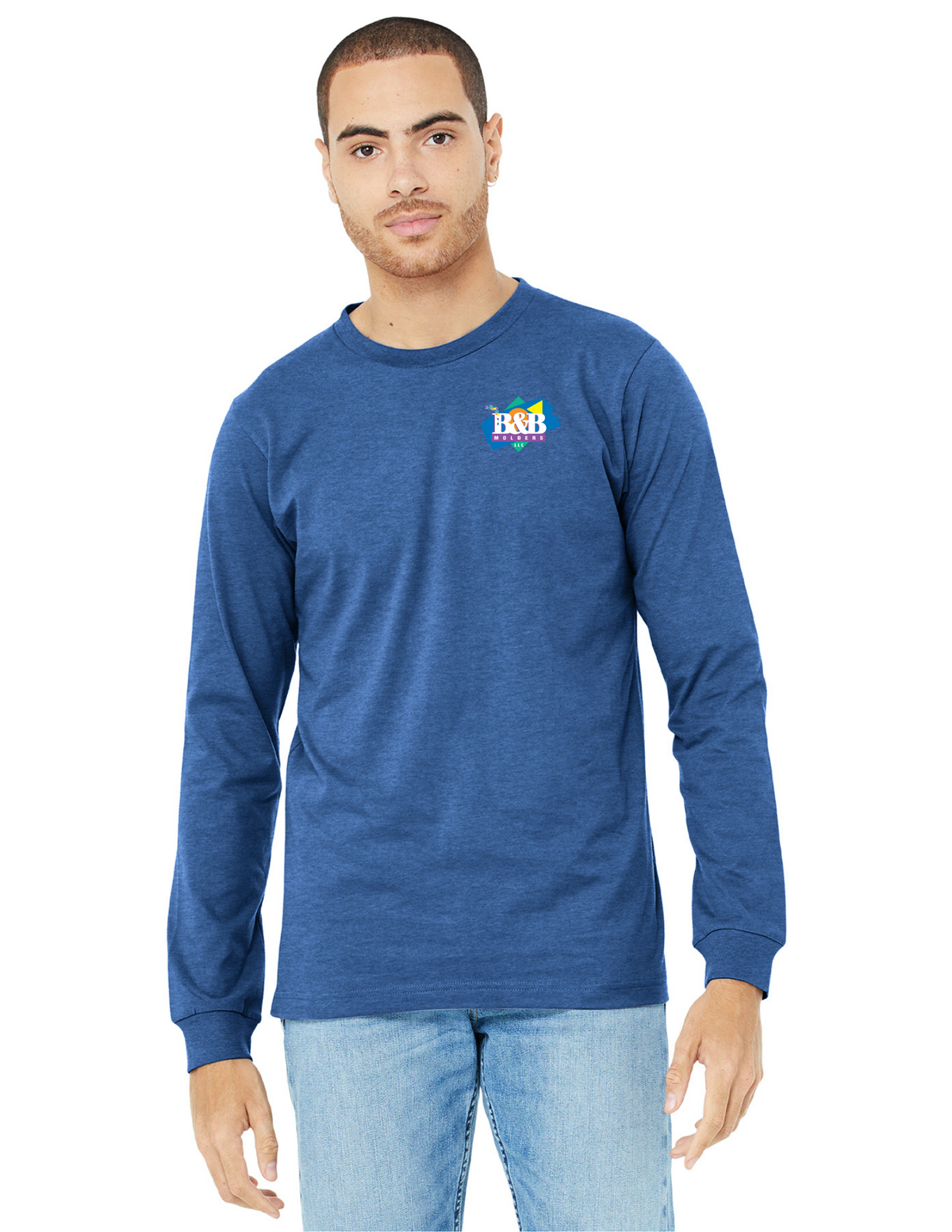 BELLA+CANVAS® Unisex Heather CVC Long Sleeve Tee