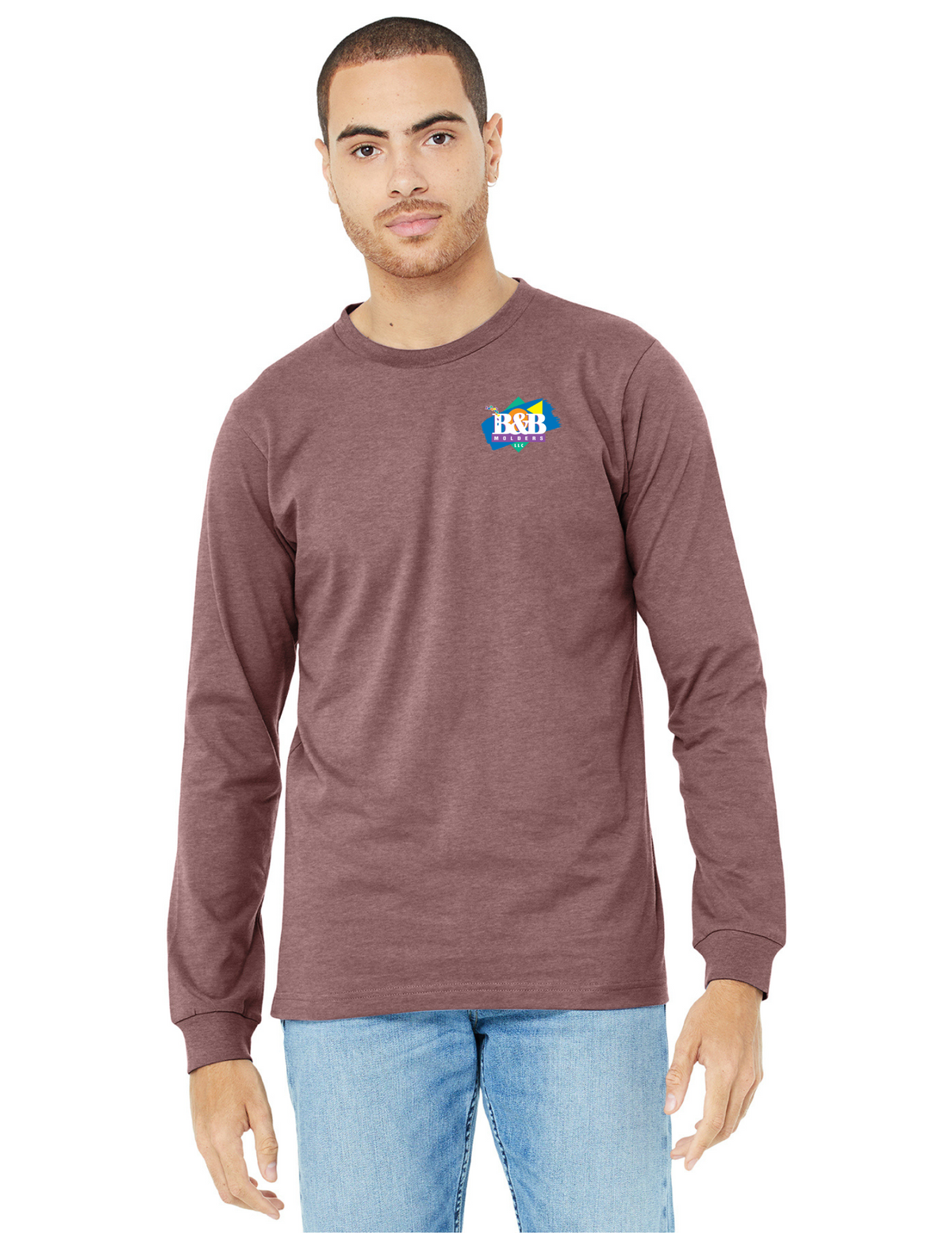 BELLA+CANVAS® Unisex Heather CVC Long Sleeve Tee