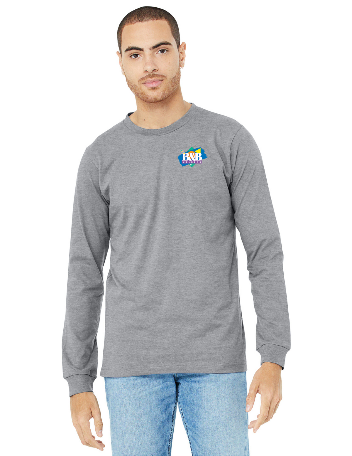 BELLA+CANVAS® Unisex Heather CVC Long Sleeve Tee